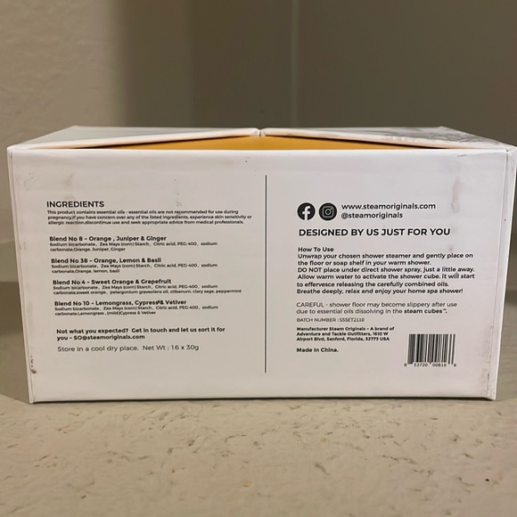 Steam Originals Steam Kubes Revive & Uplift 16 Shower Steamers - Picture 10 of 12